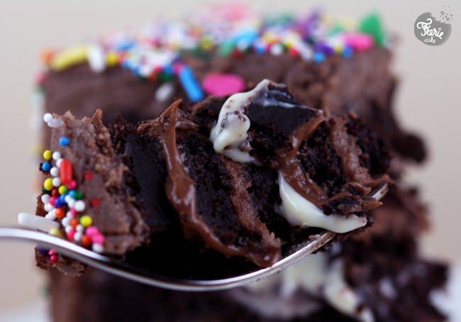 gateau au chocolat fourchette