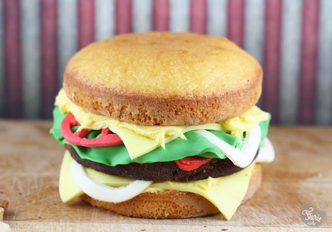 burger cake 5