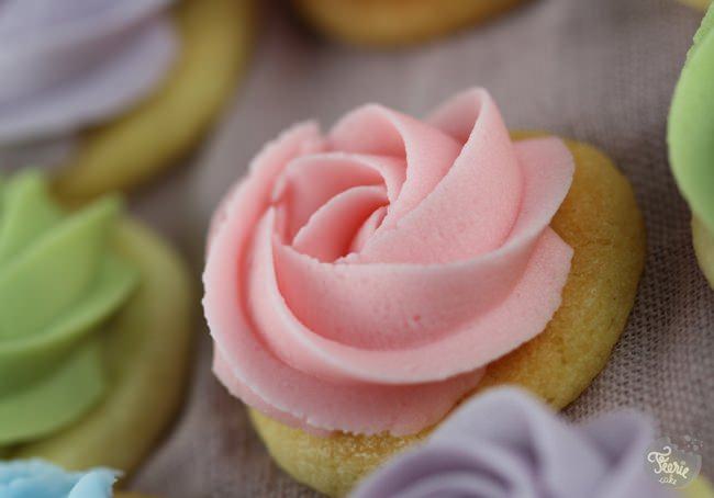 sugar cookies Bouquet de roses 2