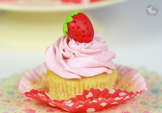 cupcakes fraise surprise 2