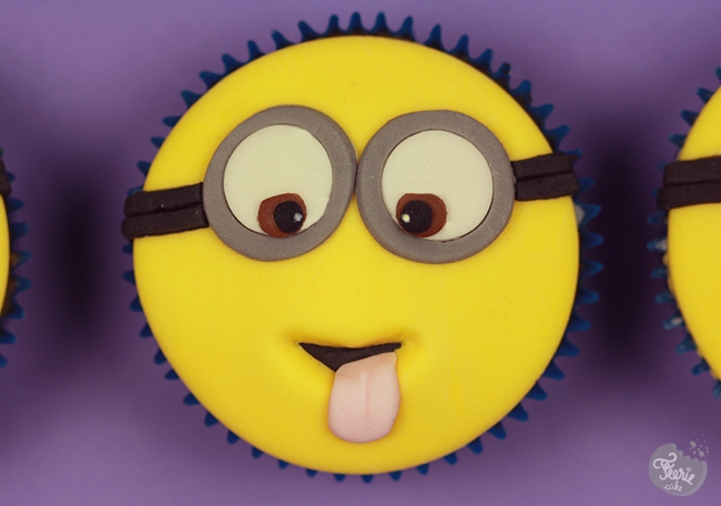 cupcakes Minions lunettes