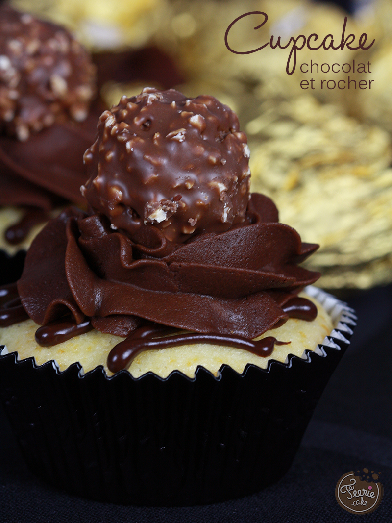 Cupcake chocolat et rocher