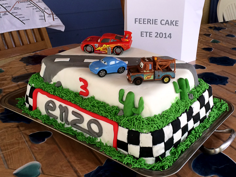 Le gâteau Cars de Fred & Carine
