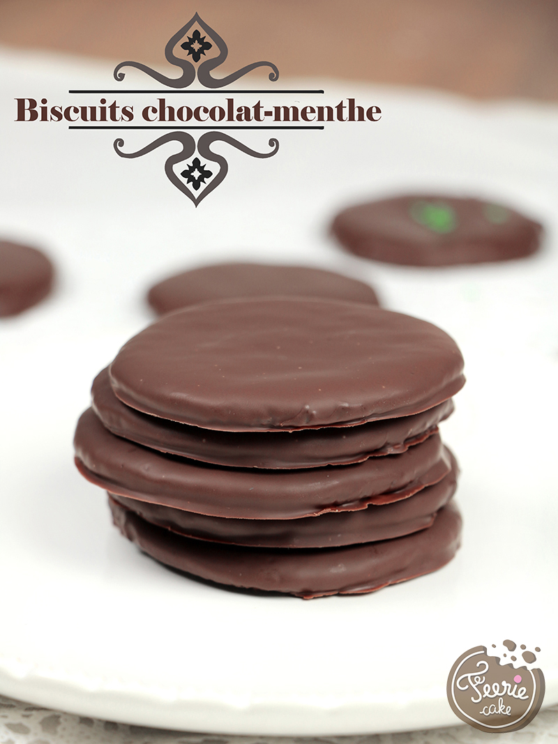Biscuits chocolat menthe