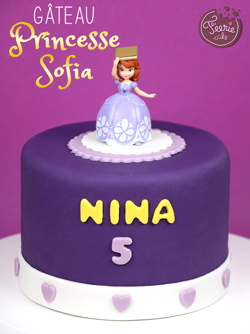 Fiche Recette Tuto Gateau A Theme Princesse Sofia Feerie Cake