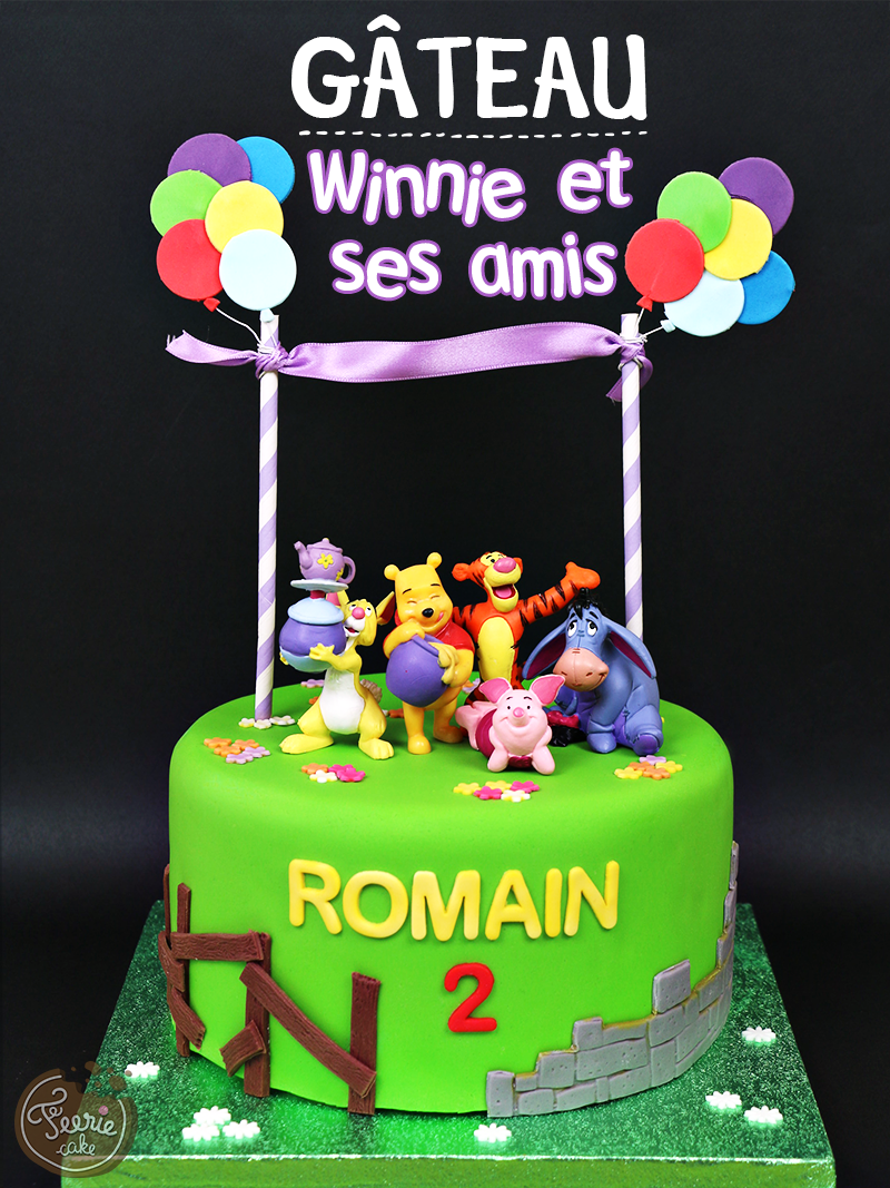 Gâteau "Winnie et ses amis"