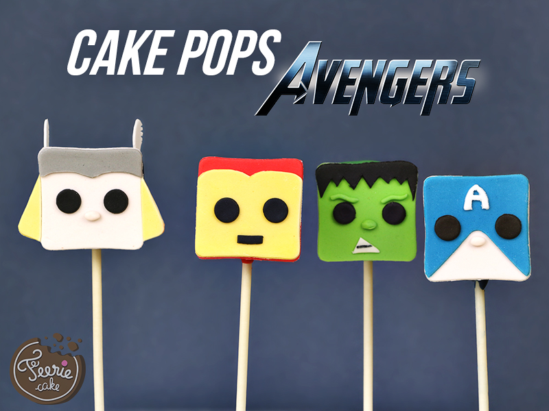Cake pops Avengers 4