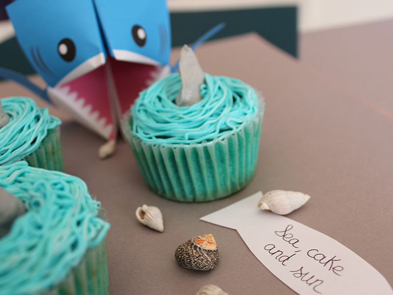 cupcakes requin Elodie 2