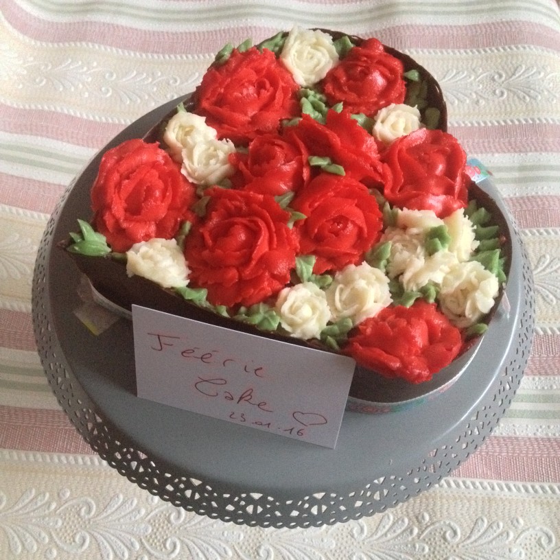 gâteau roses 1