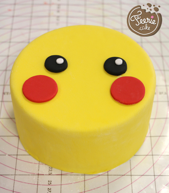 gâteau pikachu yeux
