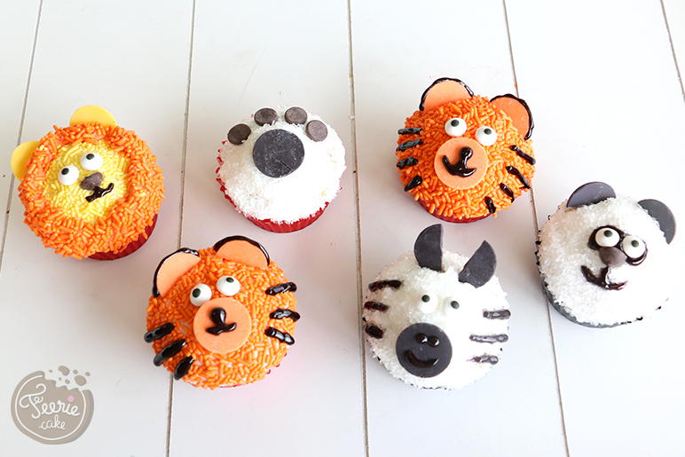 Les cupcakes Animaux