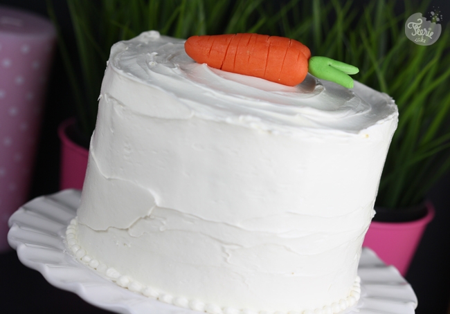 Carrot cake glaçage mousse au chocolat blanc - Féerie cake