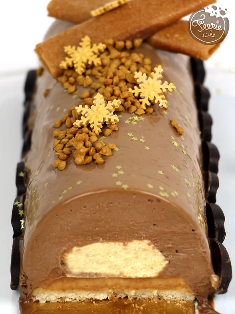 Bûche De Noël Chocolat Caramel