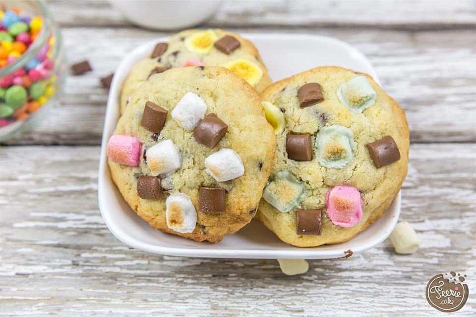 Les s'mores cookies : pépites de chocolat et marshmallows
