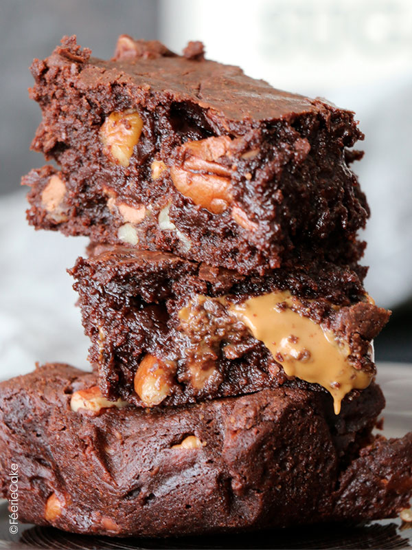 Top 10 des meilleures recettes de gâteau au chocolat : Recette du brownie noix de pécan et pâte de spéculoos