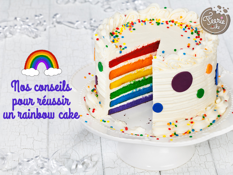 Coffret 6 colorants alimentaires ProGel Rainbow Dust - Féerie Cake