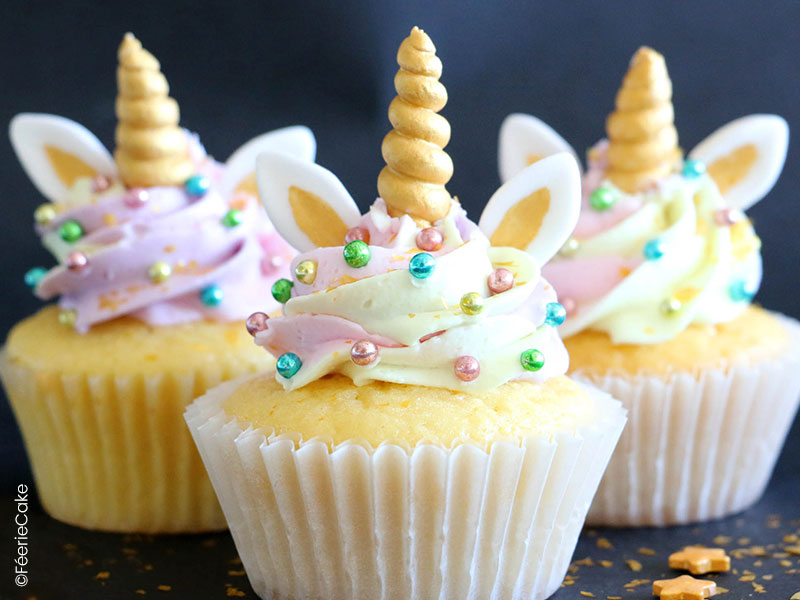 Tuto pâtisserie : Cupcakes Licorne