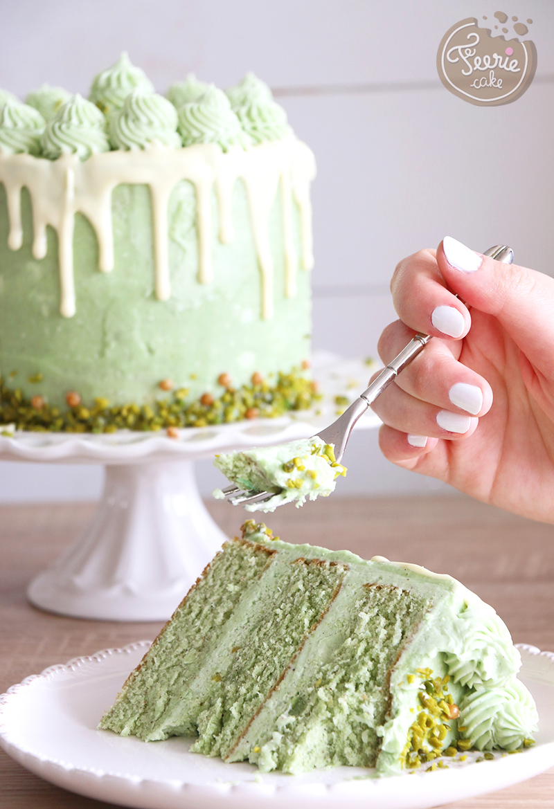 Der Pistazien Layer Cake Feerie Cake