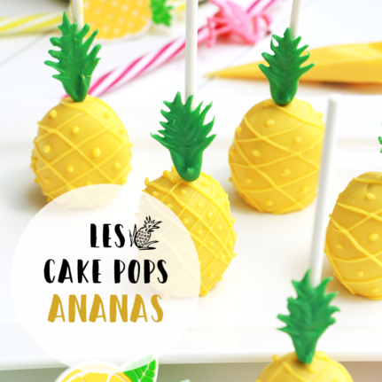 Cake pops ananas