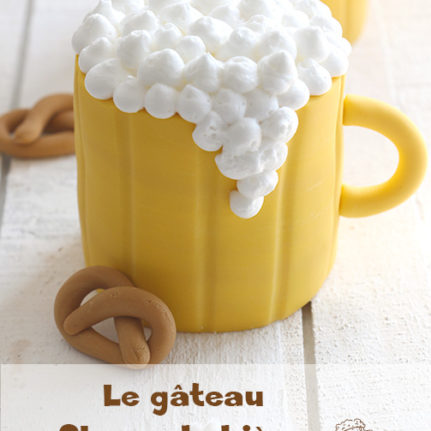 Gâteau chope de bière