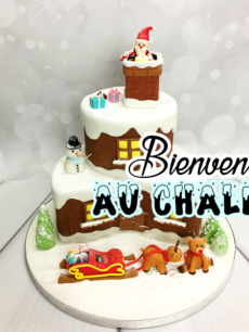 Cake design : Le bidon tout rond du Père Noël - Féerie Cake