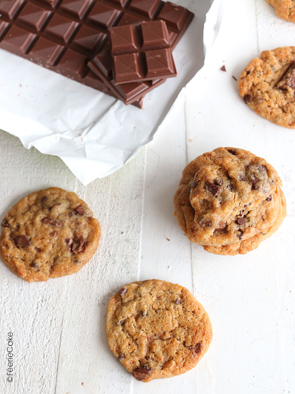 Recette de cookie aux pépites de chocolat vegan