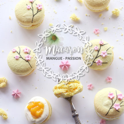Macarons mangue passion