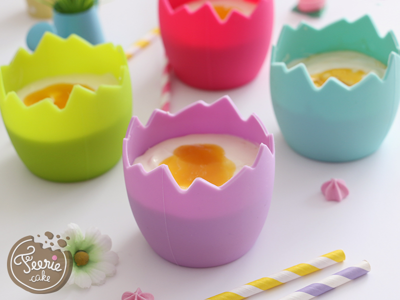 La recette des oeufs au chocolat blanc de Pâques