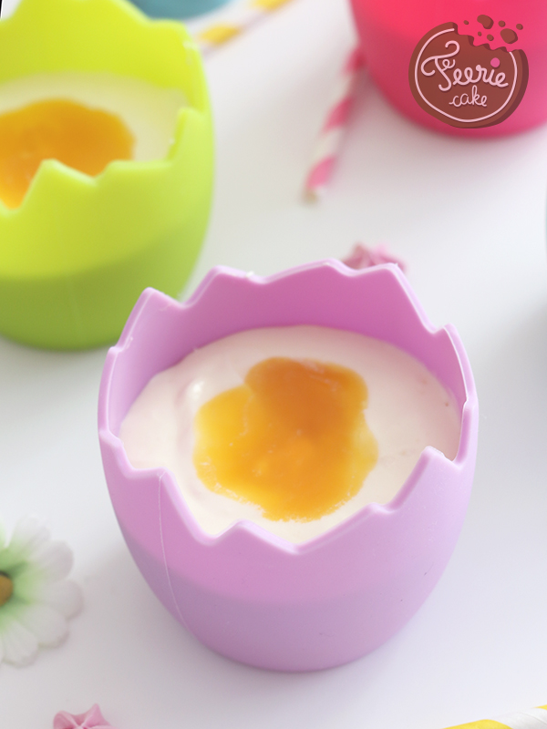 La recette des oeufs au chocolat blanc de Pâques