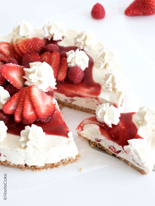 Recette simple cheesecake aux fraises