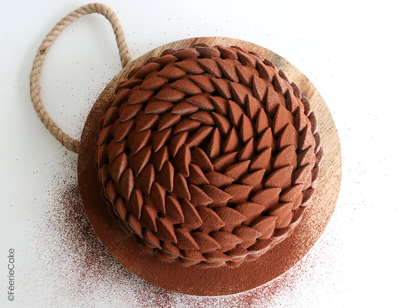Recette de l'entremet chocolat, noisettes et caramel