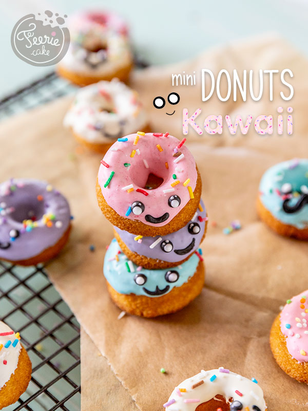 Recette mini donuts kawaii