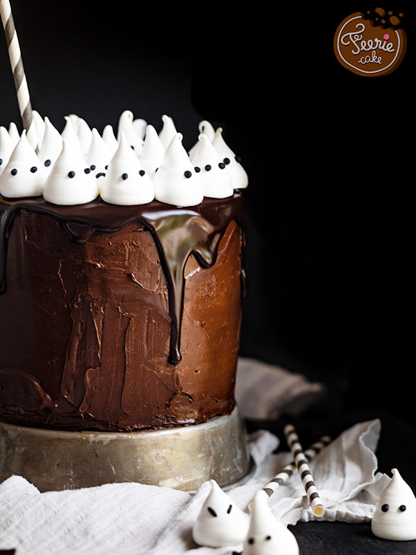 Top 10 des meilleures recettes d'Halloween : Le layer Cake Mini Fantômes