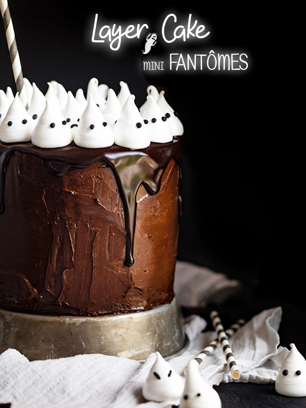 Recette Halloween Layer Cake Mini Fantomes Feerie Cake