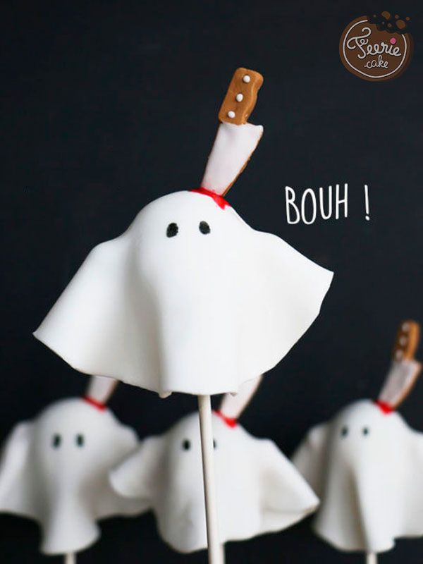 Top 10 des meilleures recettes d'Halloween : Les cake pops Fantômes