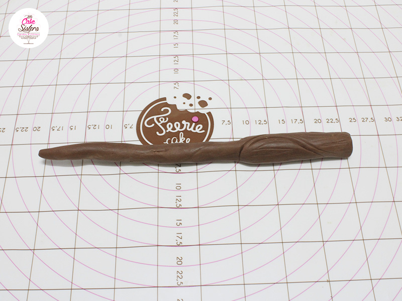 Baguette du Gâteau en Pâte à Sucre Harry Potter
