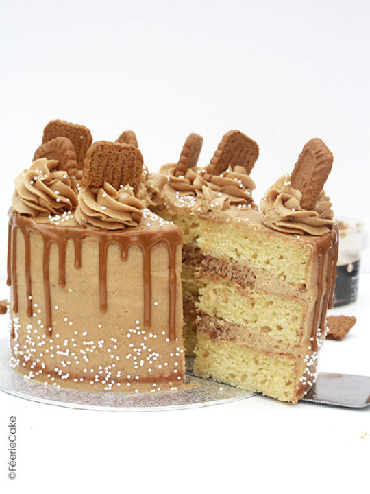 La recette du Layer Cake au spéculoos un vrai régal