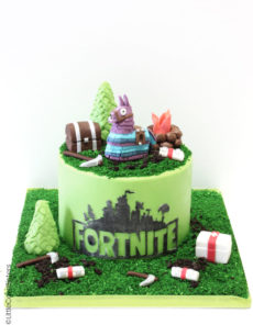 Gateau fortnite pate a sucre