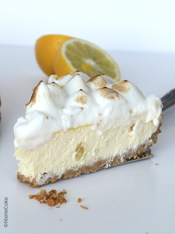 Recette du cheesecake façon tarte au citron meringuée