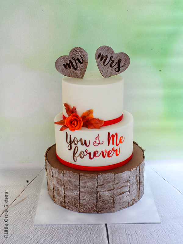 photo wedding cake automne fini
