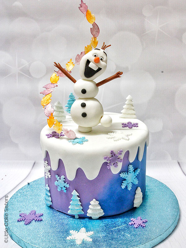 Le gâteau de "La Reine des neiges 2"