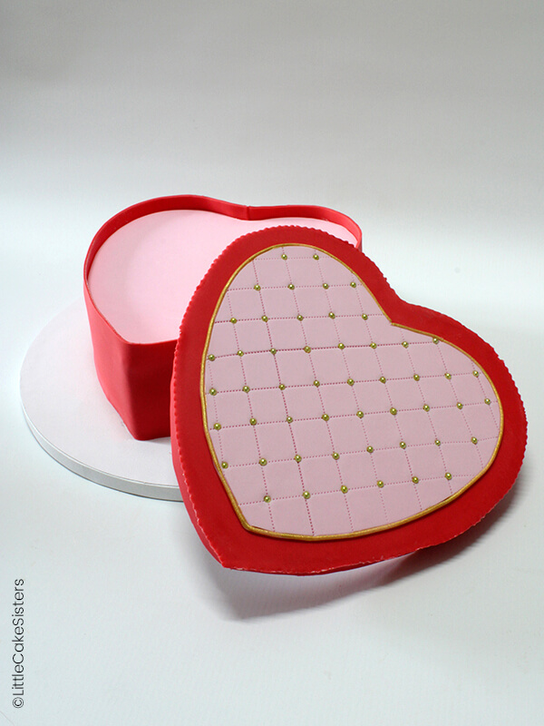 photo candy box cake couvercle fini