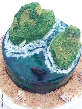 Gâteau « Island cake » tutoriel