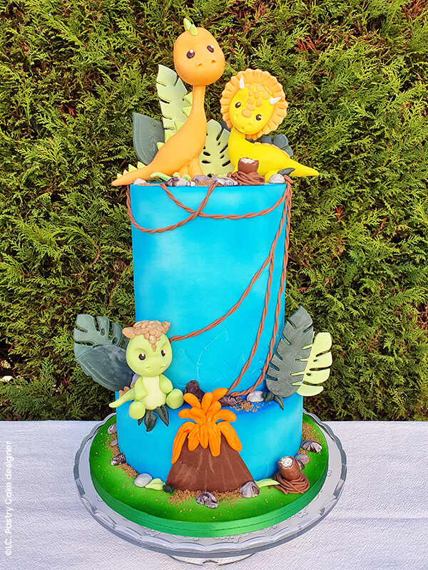 Déco gâteau dinosaure