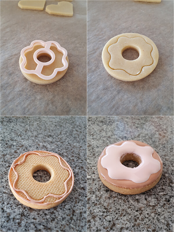 biscuits donuts décorés St Valentin